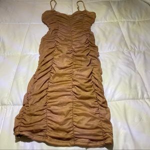 Rolla Coaster Nude dress